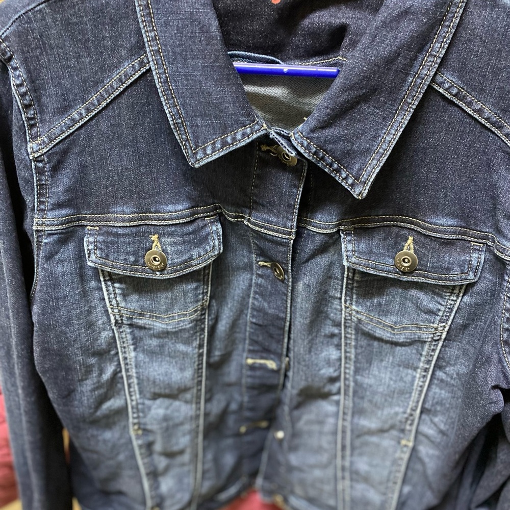 Wrangler Women’s Cowgirl Dark Blue Jean Jacket